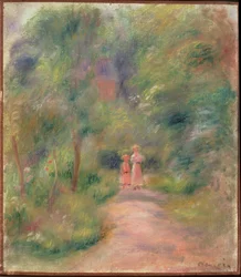 Two Figures in a Lane